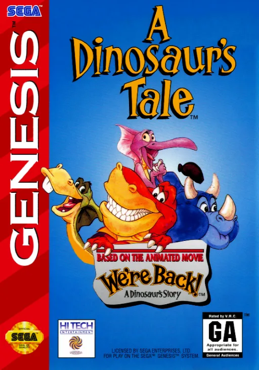 Dinosaur's Tale, A (MD) Box Art & Cover