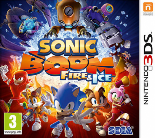 Sonic Boom: Fire & Ice (3DS) Box Art & Cover
