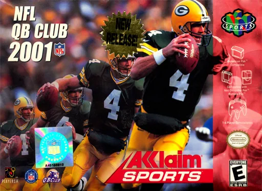 NFL Quarterback Club 2001 (N64) Box Art & Cover