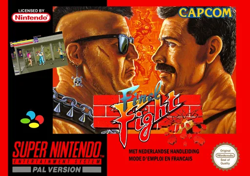Final Fight (SNES) Box Art & Cover
