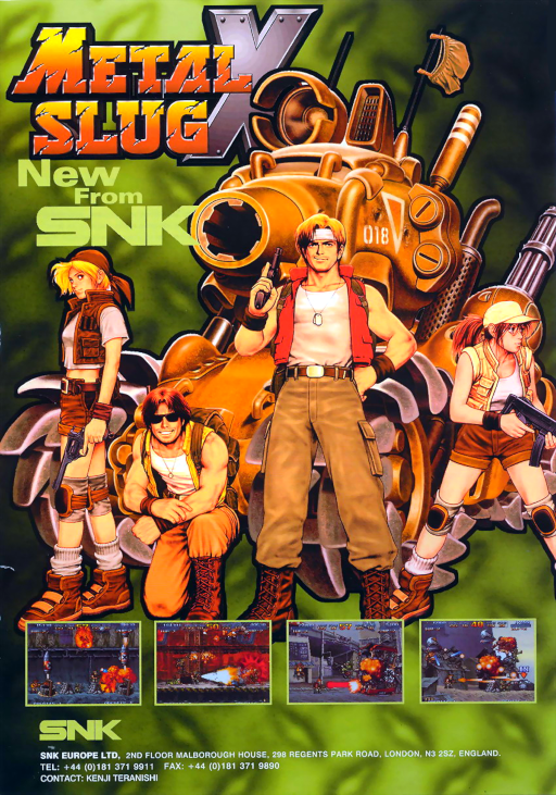 Metal Slug X - Super Vehicle-001 (NGM-2500 ~ NGH-2500) (ARCADE) Box Art & Cover