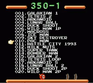 350-in-1 (Menu) (NES) Box Art & Cover