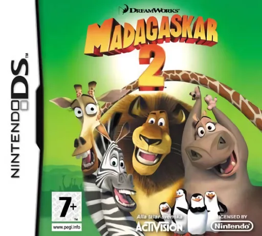 Madagascar 2 (DS) Box Art & Cover
