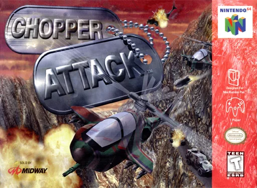Chopper Attack (N64) Box Art & Cover