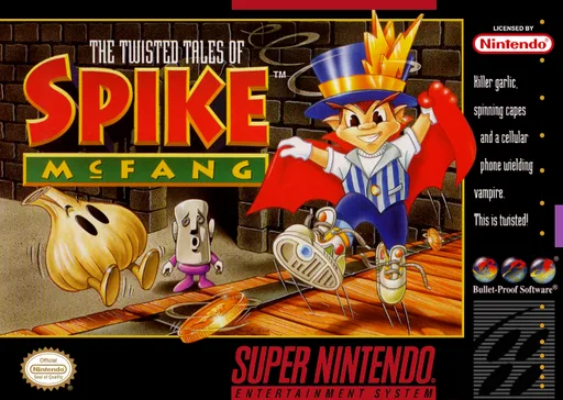 Twisted Tales of Spike McFang, The (SNES) Box Art & Cover