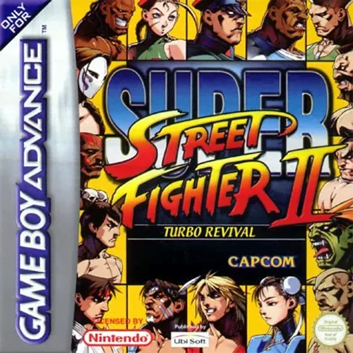 Super Street Fighter II Turbo: Revival (GBA) Box Art & Cover
