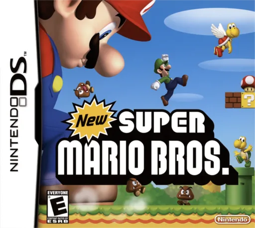 New Super Mario Bros. (DS) Box Art & Cover