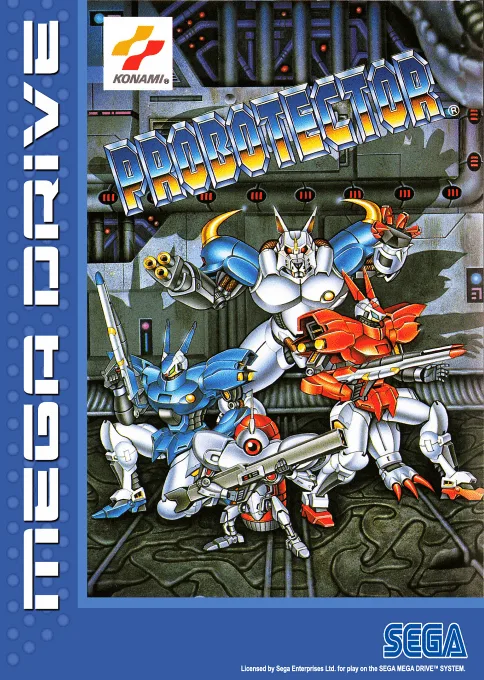 Probotector (MD) Box Art & Cover