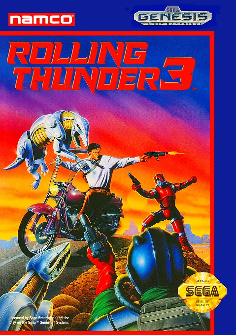 Rolling Thunder 3 (MD) Box Art & Cover