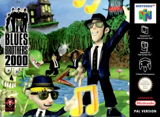 Blues Brothers 2000 (N64) Box Art & Cover
