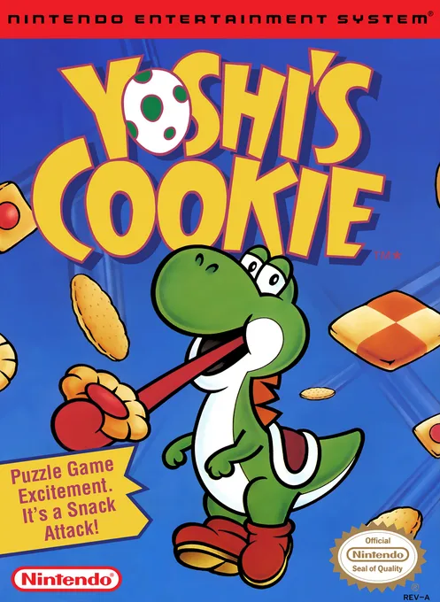 Yoshi's Cookies (NES) Box Art & Cover