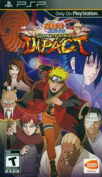 Naruto Shippuden: Ultimate Ninja Impact (PSP) Box Art & Cover
