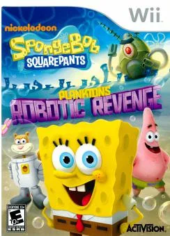 Nickelodeon SpongeBob SquarePants: Plankton's Robotic Revenge (WII) Box Art & Cover